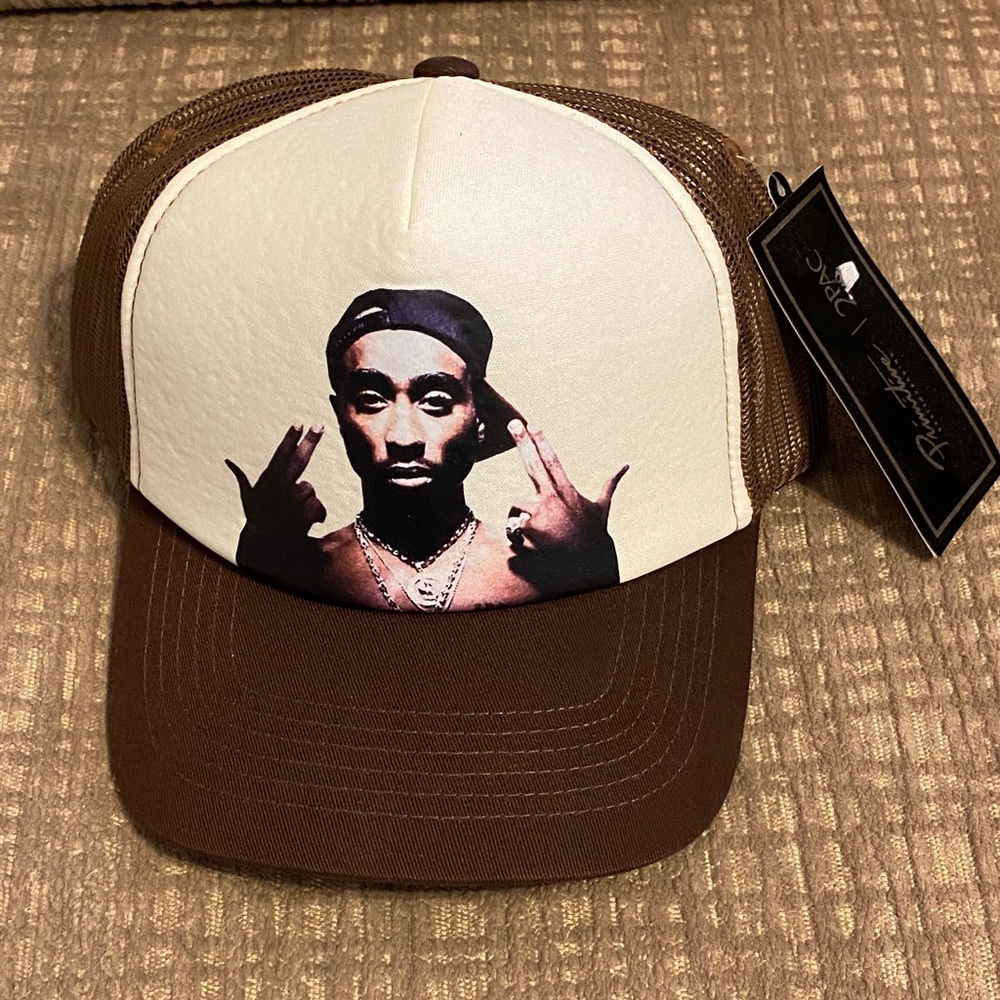 Primitive Brown and White Mesh Trucker Hat